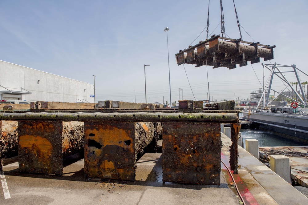 San Diego Bay Barge Salvage