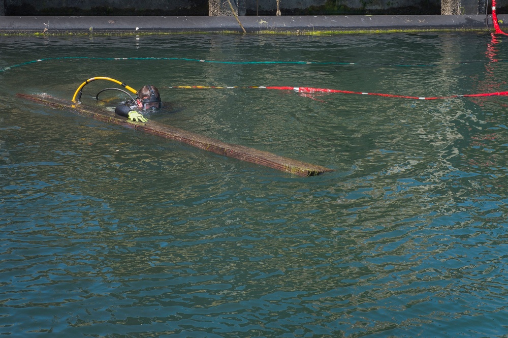 San Diego Bay Barge Salvage