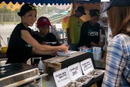 Marine Veteran, Entrepreneur serves his Jamaican Style Food at the Camp Foster Festival