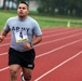 Sgt. Roberto Cruz sprints to the finish line
