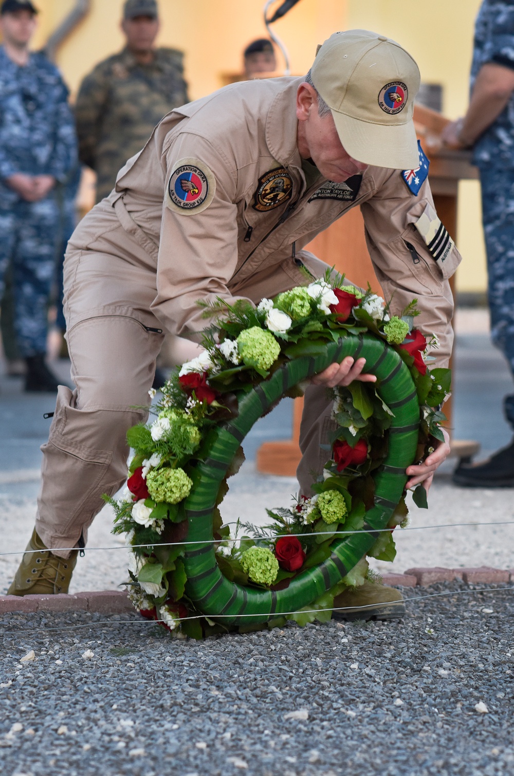 Airmen, coalition partners remember the fallen together