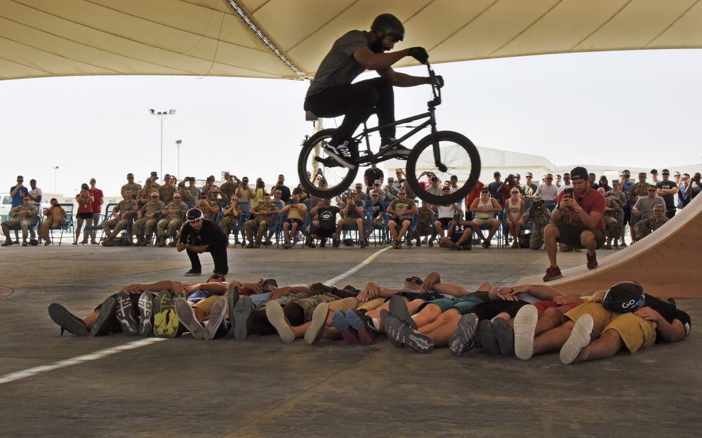 Bikes Over Baghdad stops at the Grand Slam Wing