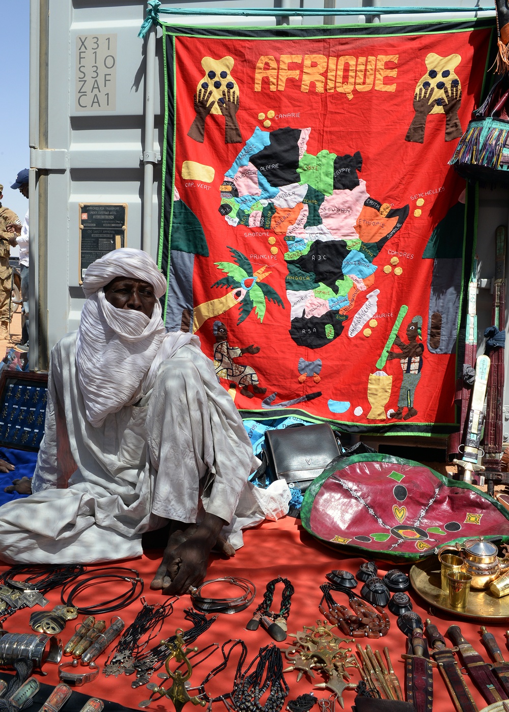 Airmen visit local bazaar at Nigerien Air Base 201