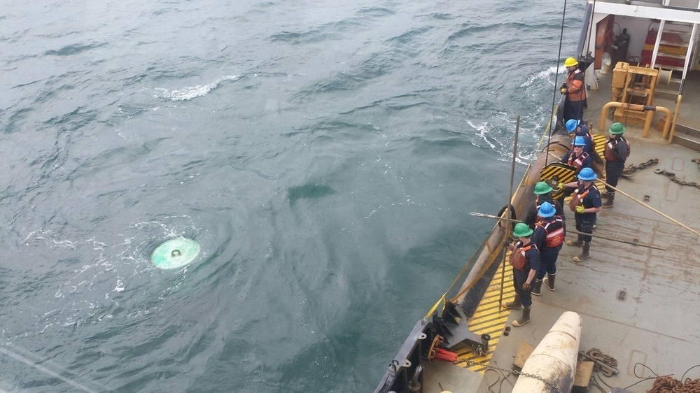 Coast Guard finds critical Aids to Navigation shot and sunk near Block Island, Rhode Island