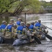 Guardsmen cross the Delaware River