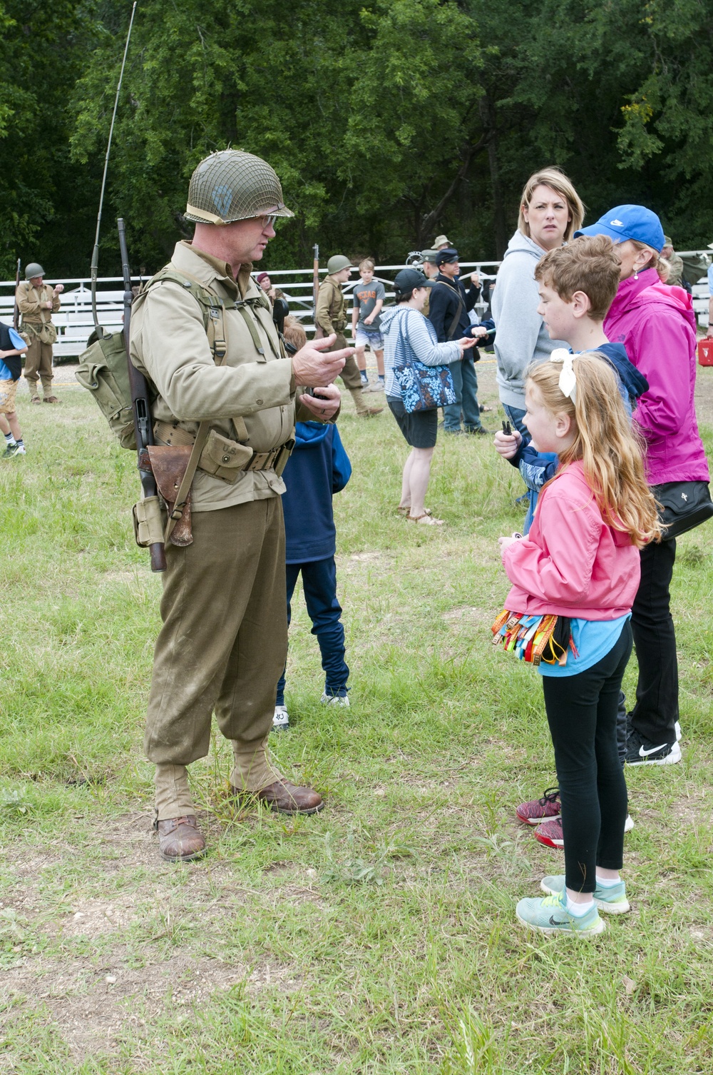 Living history honors 75th Anniversary of WWII, 100th Anniversary of 36th ID