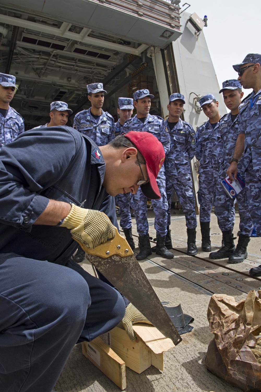 Truxtun is deployed in the U.S. 5th Fleet area of operations in support of maritime security operations designed to reassure allies and partners and preserve the freedom of navigation and the free flow of commerce in the region.