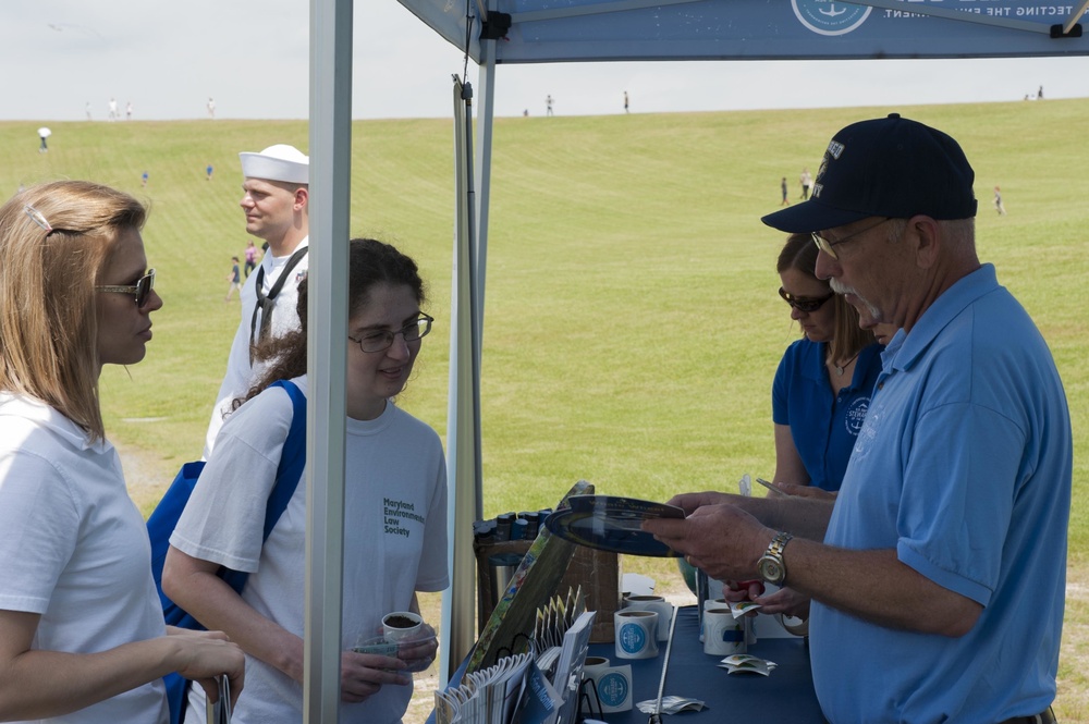 Stewards of the Sea Exhibits During Earth Day Event at Mount Trashmore