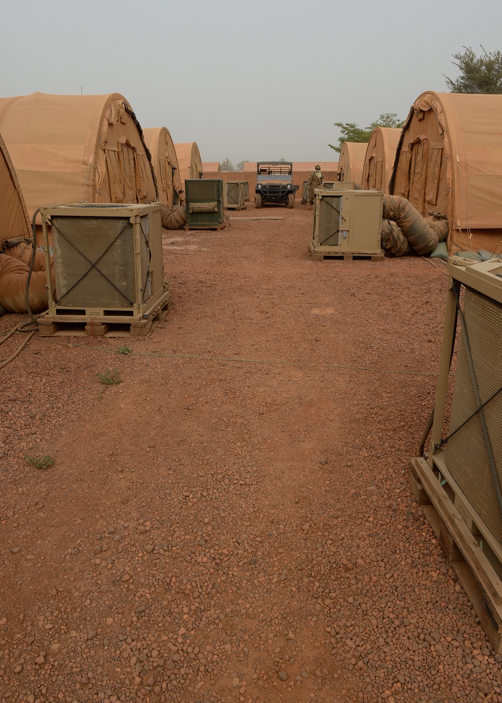 Civil Engineers keep it cool at Nigerien Air Base 101