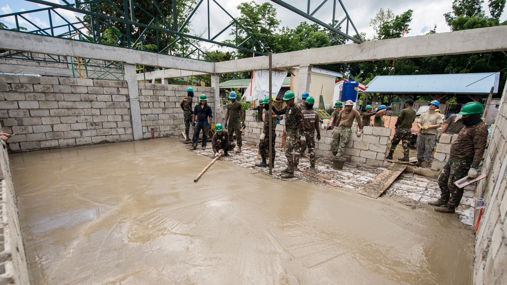 Building a strong foundation through education at Don Carlos Elementary School during Balikatan 2017