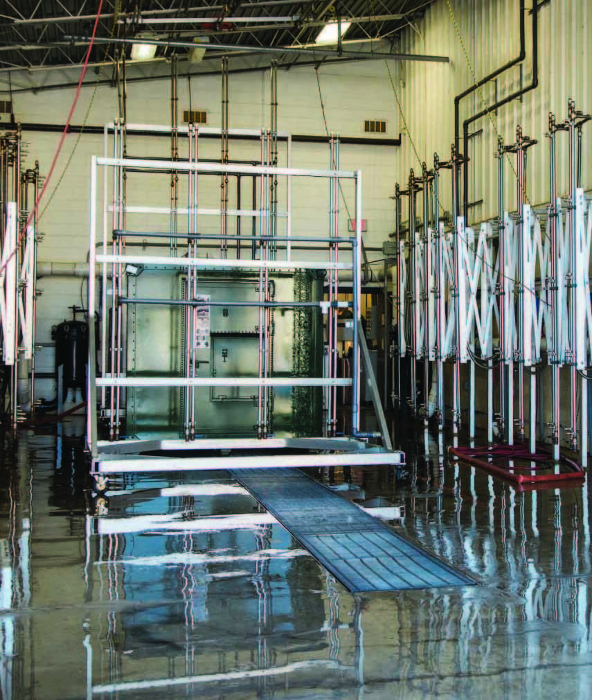 Mist to downpour: Test facility simulates any kind of rain