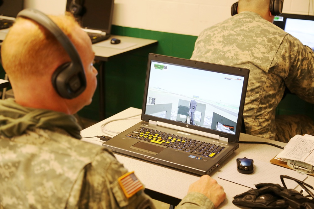 Operation Cold Steel Soldiers prepare for live-fire ops with VBS3 training at Fort McCoy