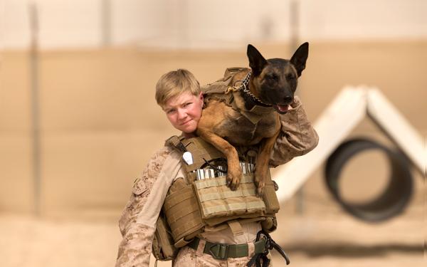 Poplar Grove, Ill. native refl;ects on her time as a Marine and military working dog handler