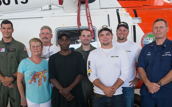 Five mariners reunite with their rescuers