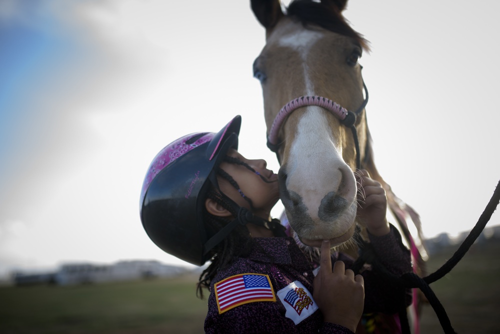 Not their first Rodeo: Daughters of commander serve country with support