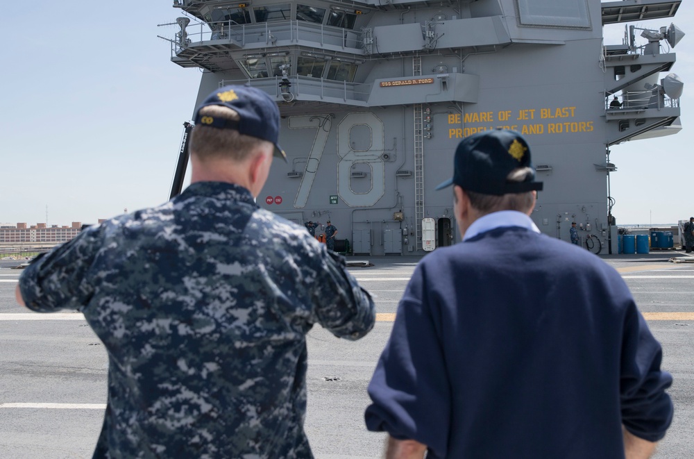 Sig Alman Visit (USS Monterey Veteran)