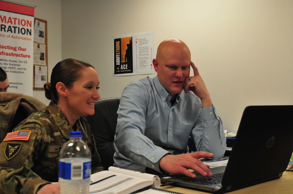 Mission partners educate soldiers in multi-service cyber awareness exercise