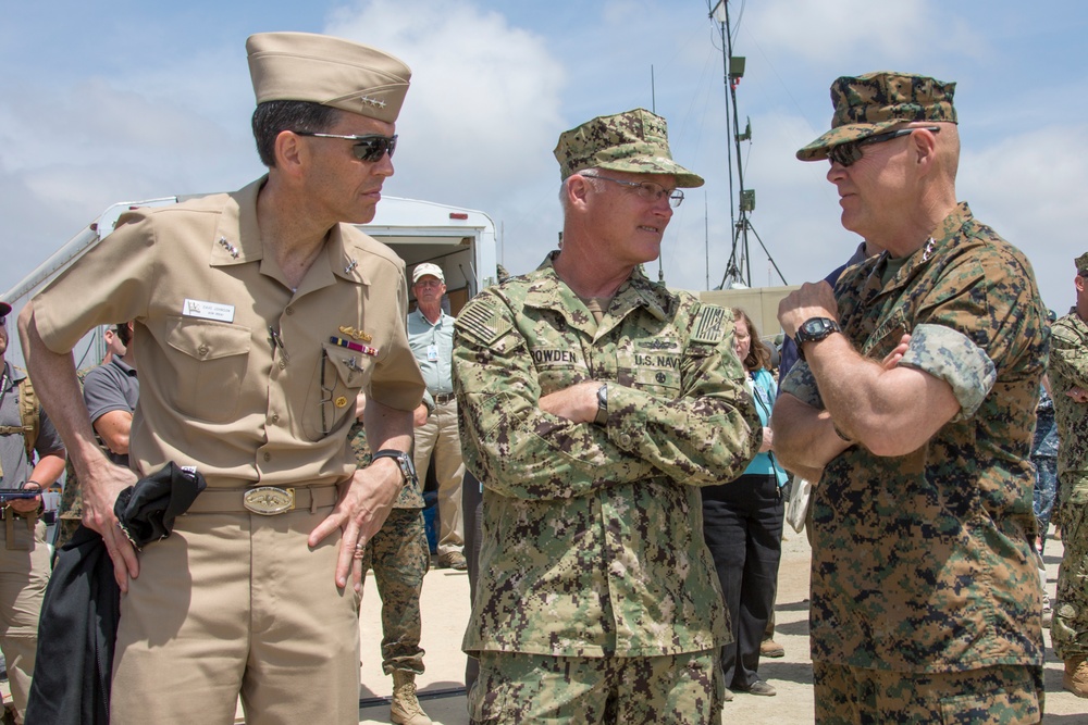 CMC Observes the Advanced Naval Technology Exercise