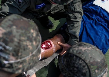 8th Medical Group and ROKAF airmen train to save lives