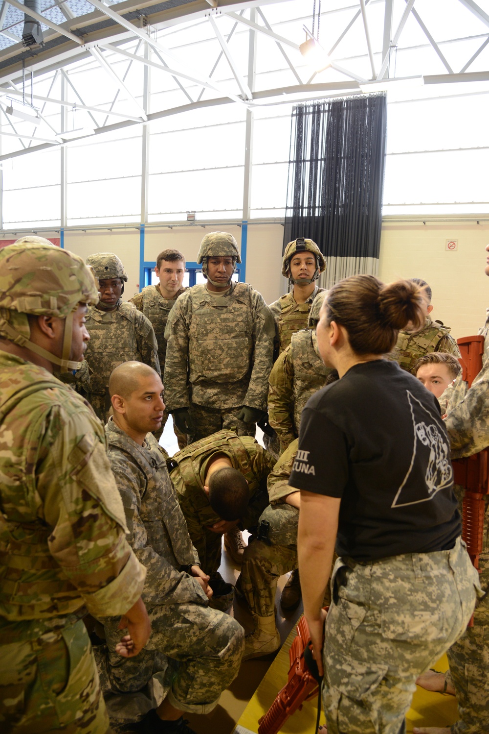 AFNORTH Combative Level I exercise React to contact