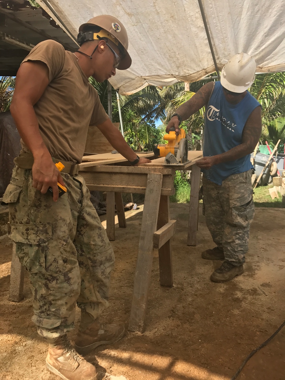 NMCB 1 Works in Micronesia