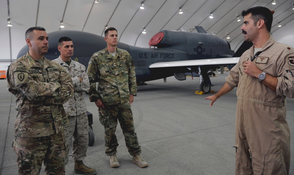 US Central Command, Component Leaders Visit 380th