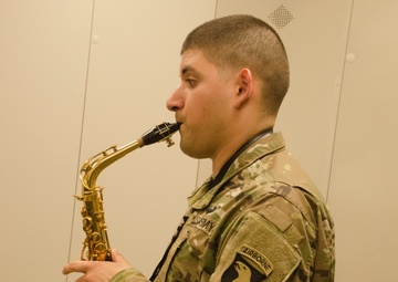 Soulful saxophone: 101st Airborne Division Band member named 2017 Army Soldier-Musician of the Year