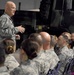 General John Raymond Commander and Chief Brendan Criswell Command Chief, Air Force Space Command visit 5th Combat Communications Group