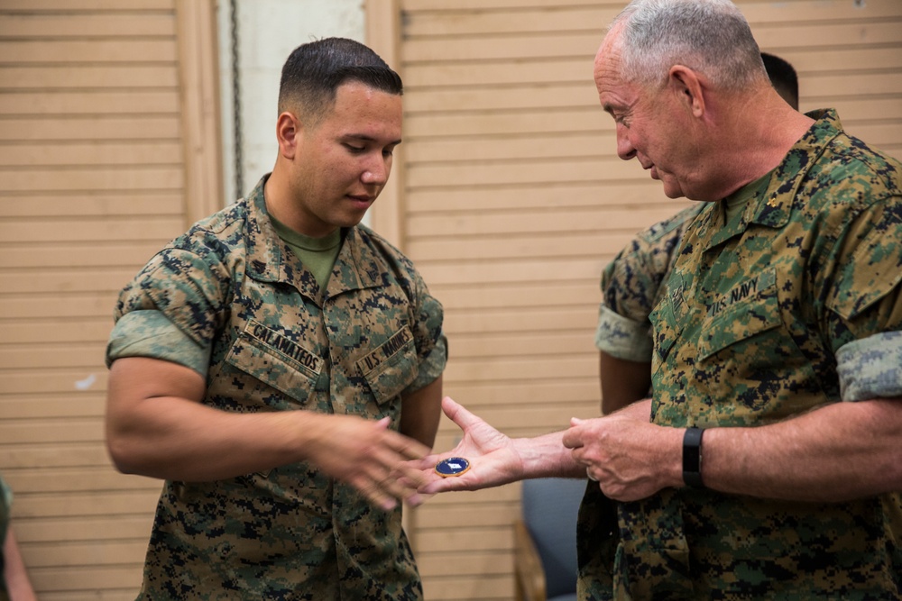 Chaplain of the Marine Corps Visits MCAS Yuma
