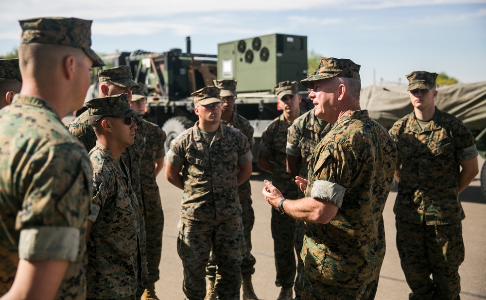 Chaplain of the Marine Corps Visits MCAS Yuma