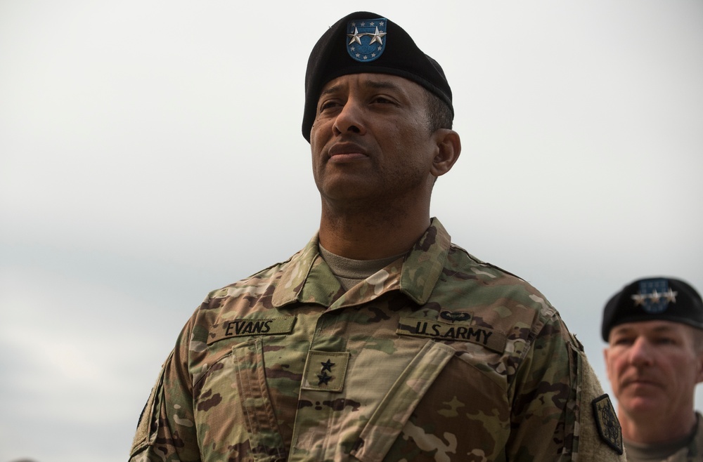 Maj. Gen. Jason T. Evans assumes command