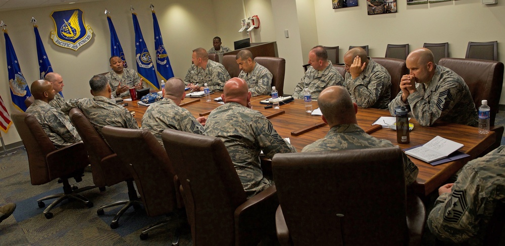 PACAF chiefs meet during spring commander's conference