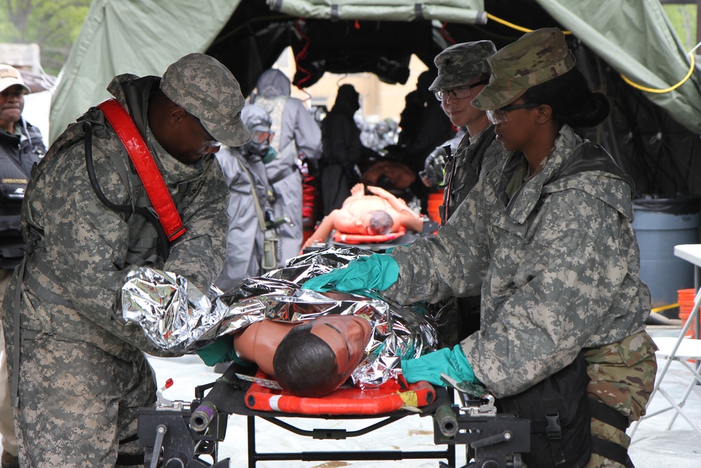 U.S. Army Soldiers train to respond to nuclear crisis