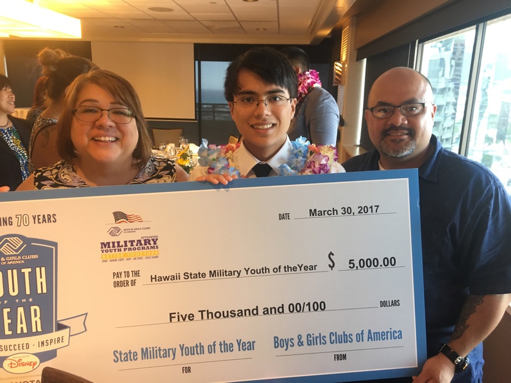 Schofield teen named Hawaii Military Youth of the Year