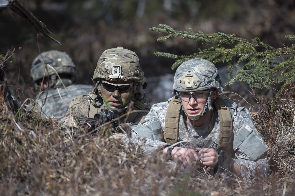 DVIDS - Images - '1 Geronimo' scout platoon paratroopers conduct live ...