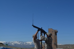 JISCC members assembling antenna mast