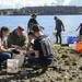 USGS Teams with Blue Heron Middle School to Conduct Beach Seining at Naval Magazine Indian Island