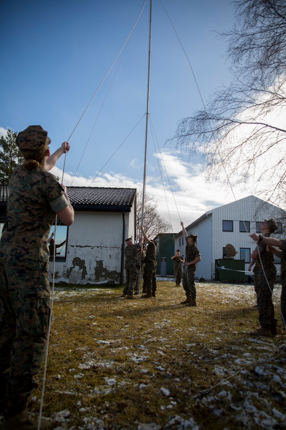 MRF-E sets up for Marine Forces Europe and Africa Command all-call