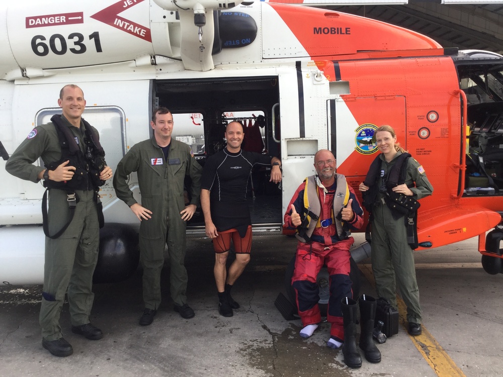 Coast Guard rescues man from sinking sailboat