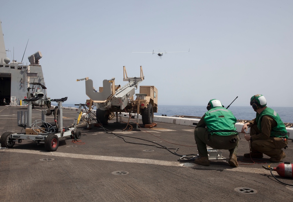 LPD 19 RQ-21 launch