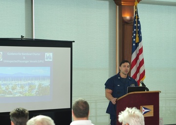 Marine Safety Unit Chicago hosts bareboat charter, uninspected passenger vessel workshop at Chicago Yacht Club