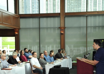 Marine Safety Unit Chicago hosts bareboat charter, uninspected passenger vessel workshop at Chicago Yacht Club