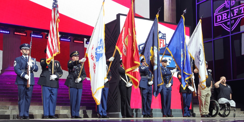 Joint Taskforce Honor Guard,  NFL Draft 2017