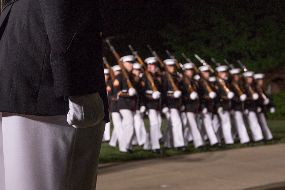 CMC Attends Friends and Family Evening Parade