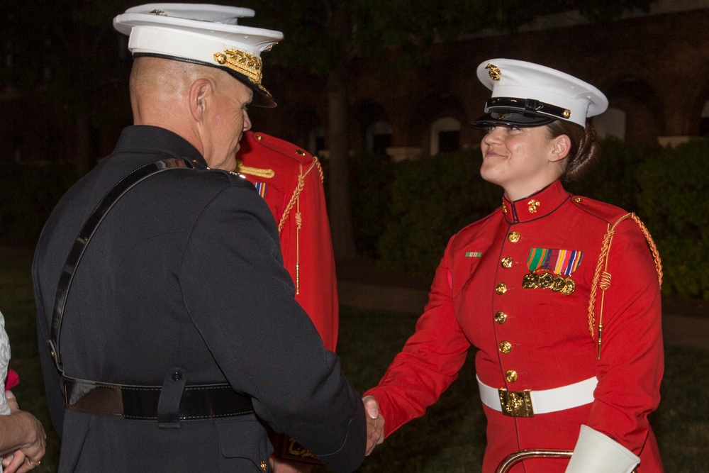 CMC Attends Friends and Family Evening Parade