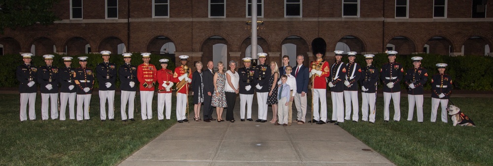 CMC Attends Friends and Family Evening Parade