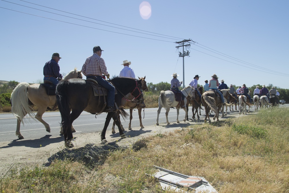 Camp Pendleton 75th Anniversary Horse Back Ride