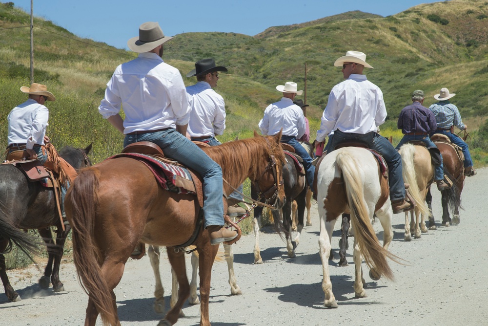 Camp Pendleton 75th Anniversary Horse Back Ride