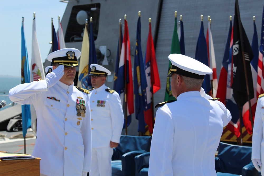 Montgomery Blue Crew Holds Change of Command