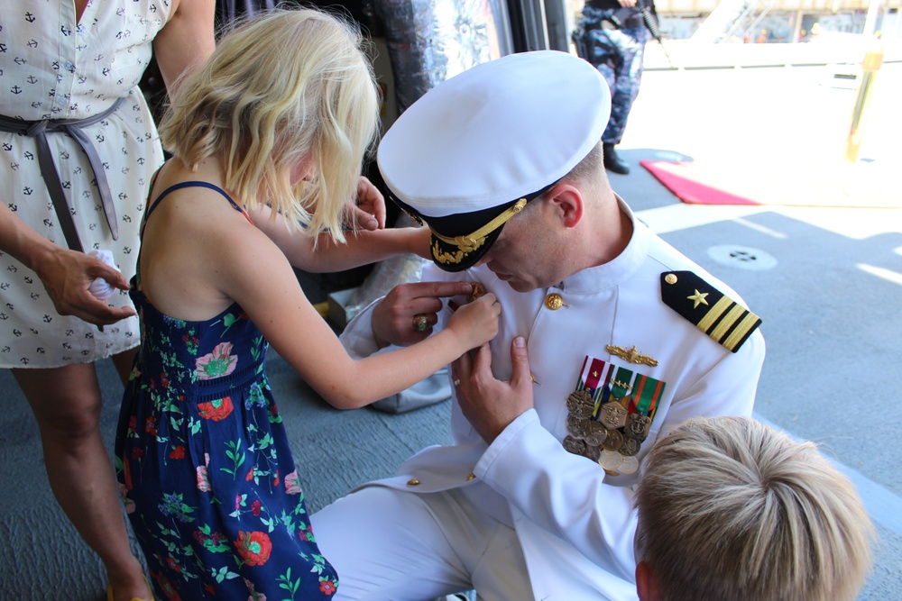 Montgomery Blue Crew Holds Change of Command